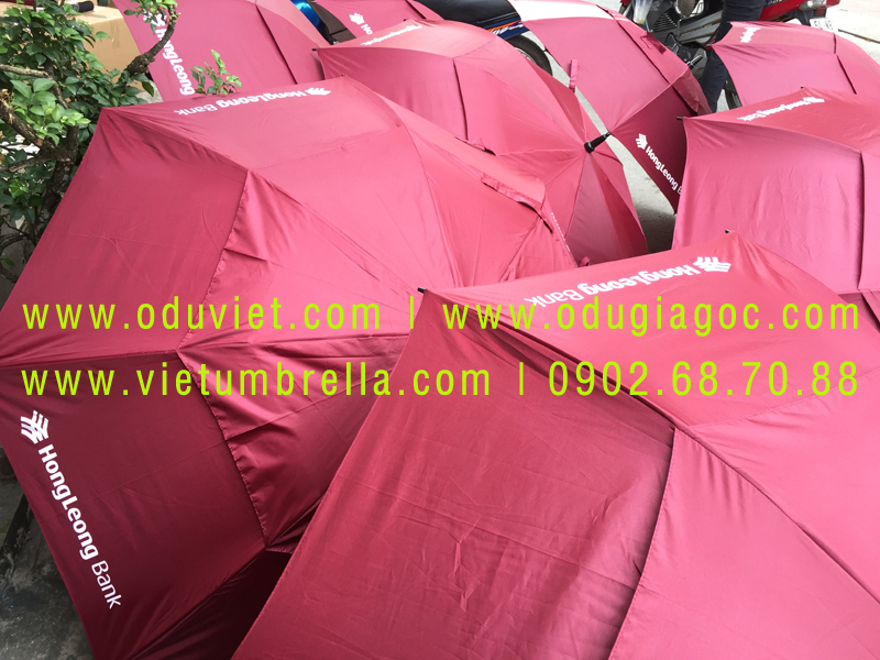 xưởng sản xuất ô dù cầm tay in logo quảng cáo